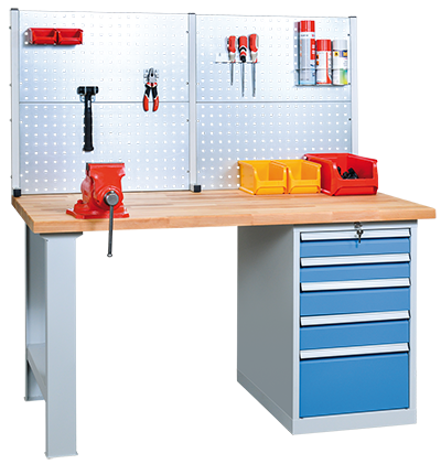 Professional assembled workbench example